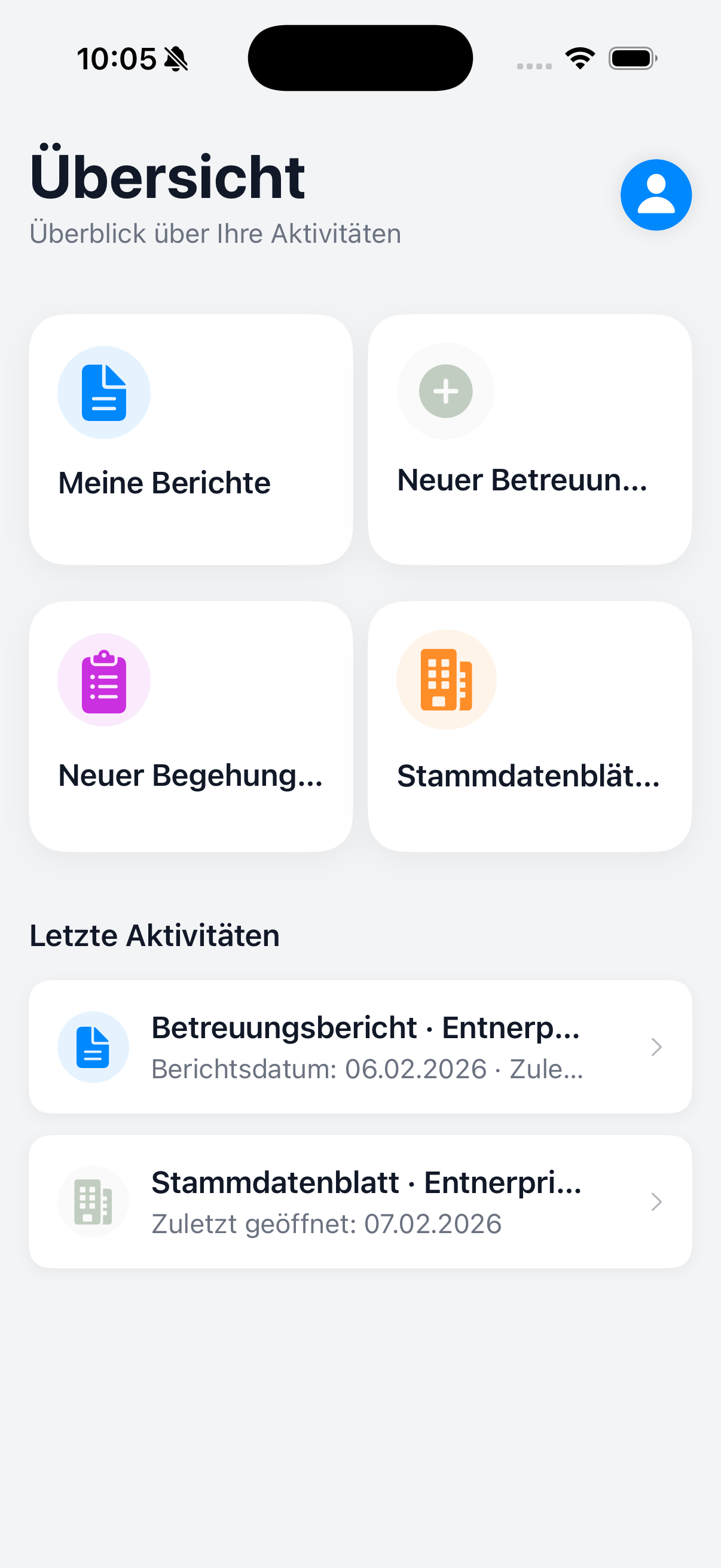 iOS-App Screenshot 1